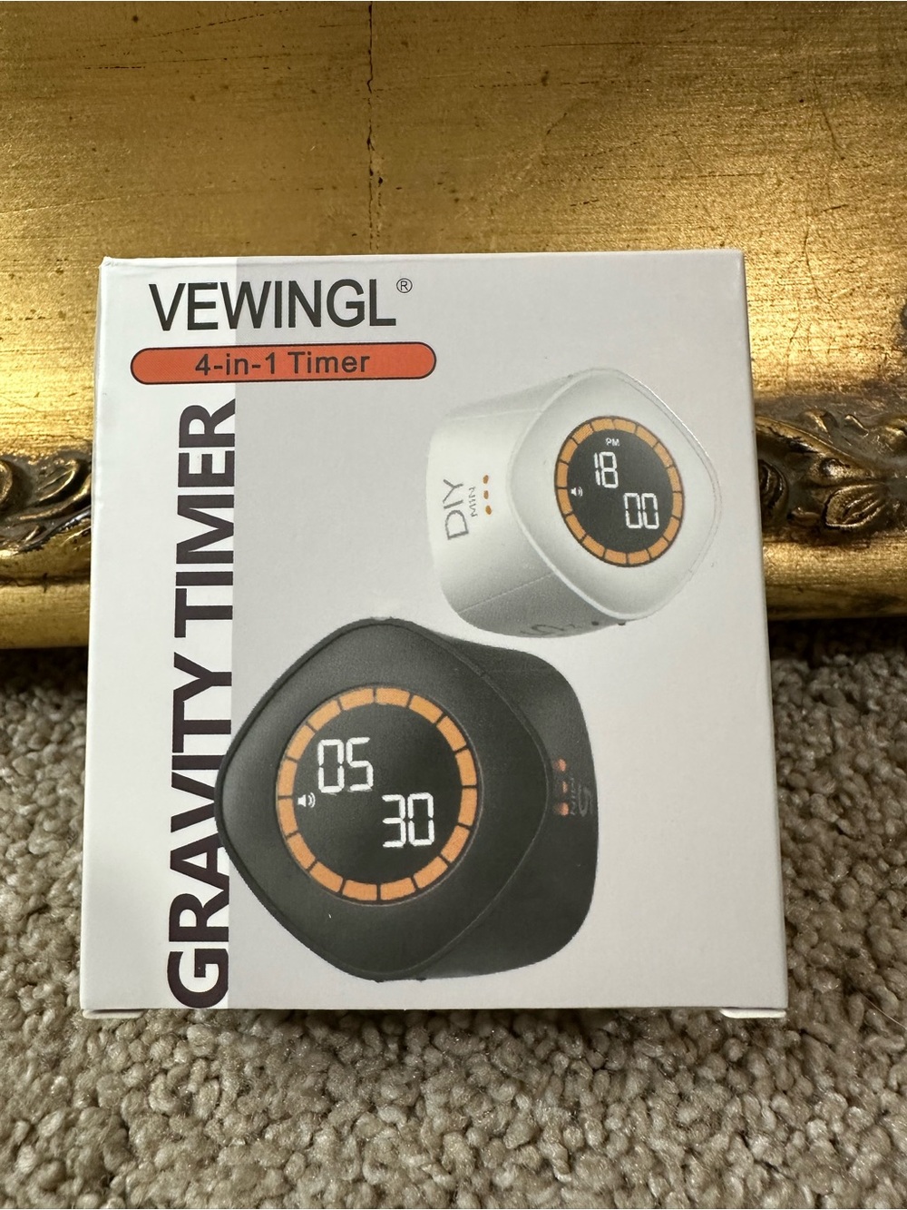 New In Box VEWINGLE 4-In-1 Gravity Timer Cube Productivity Timer $9.99